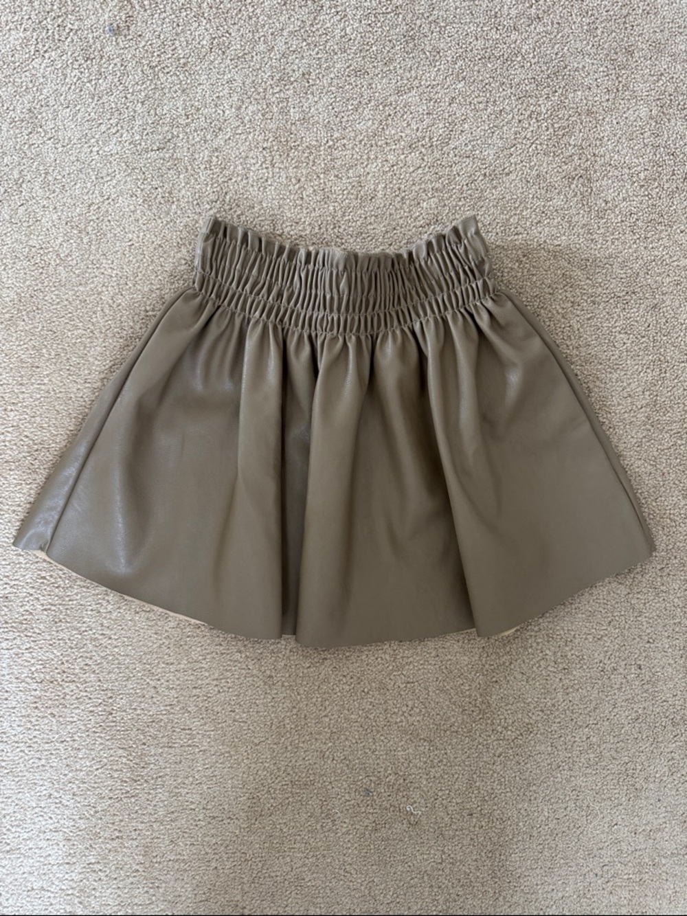 Zara Girls Faux Leather Skirt